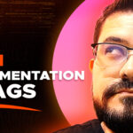 Título a direita escrito "Aula 24: documentation e tags". A esquerda, está uma foto do Cleyton.