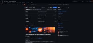 Página do github da Orange Juice